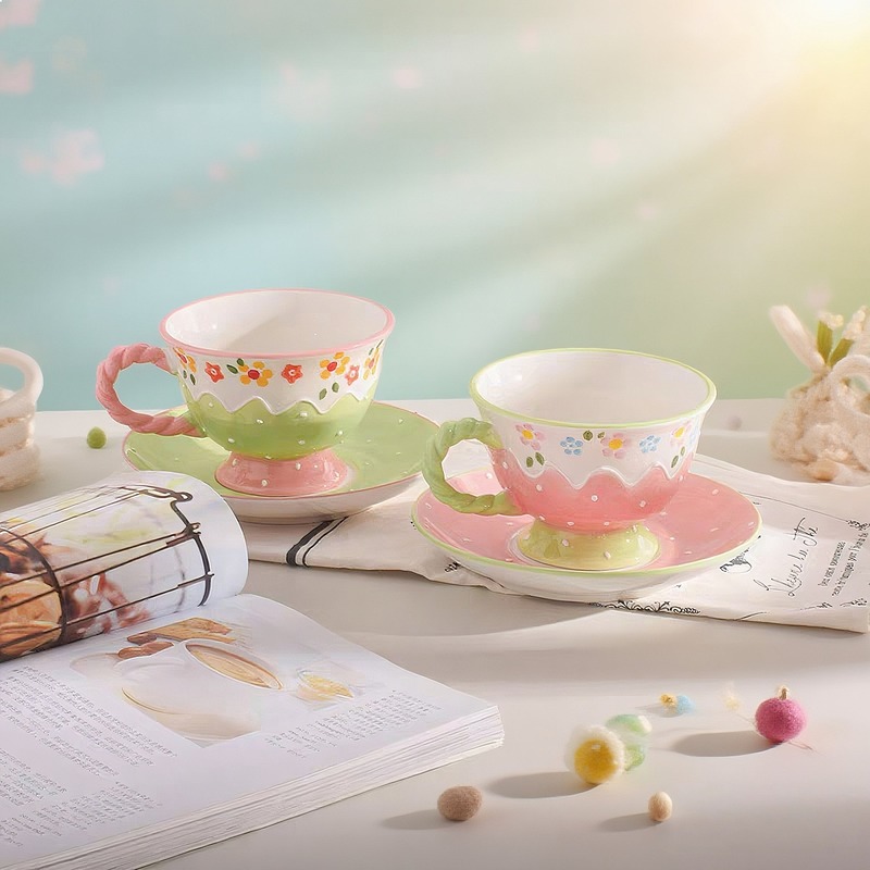 Koreanisches Handbemaltes Blum – Korean Tea Set Bewertung und Preis