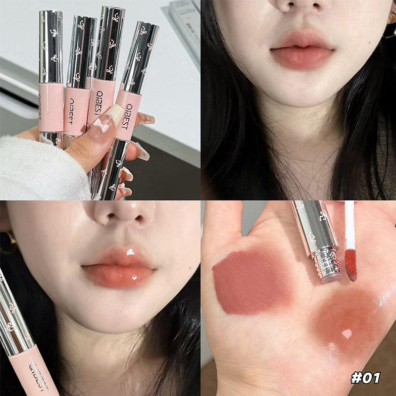 QIBEST Doppelkopf-Lipgloss, ma – Lip Tint Korean Bewertung und Preis