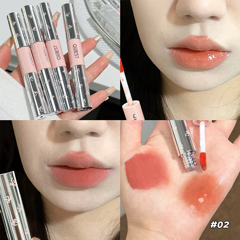 QIBEST Doppelkopf-Lipgloss, ma – Lip Tint Korean Bewertung und Preis